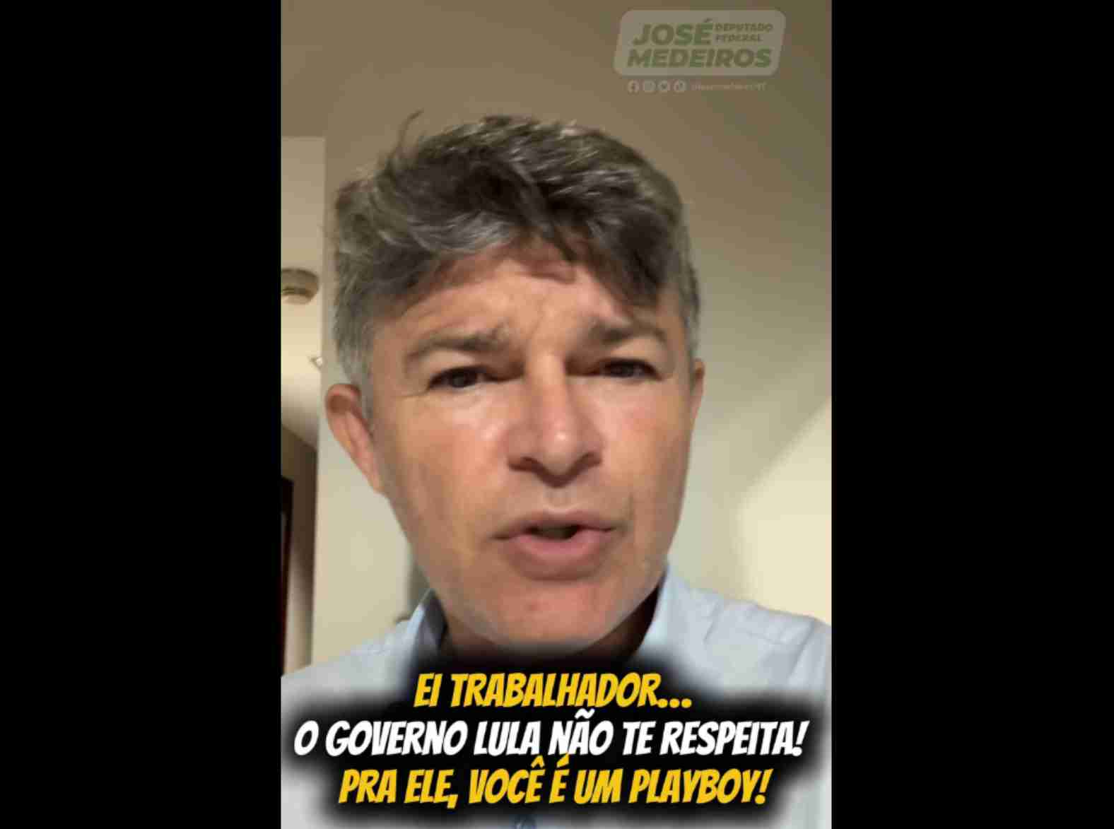 José Medeiros critica governo e defende trabalhador e infraestrutura no Mato Grosso
