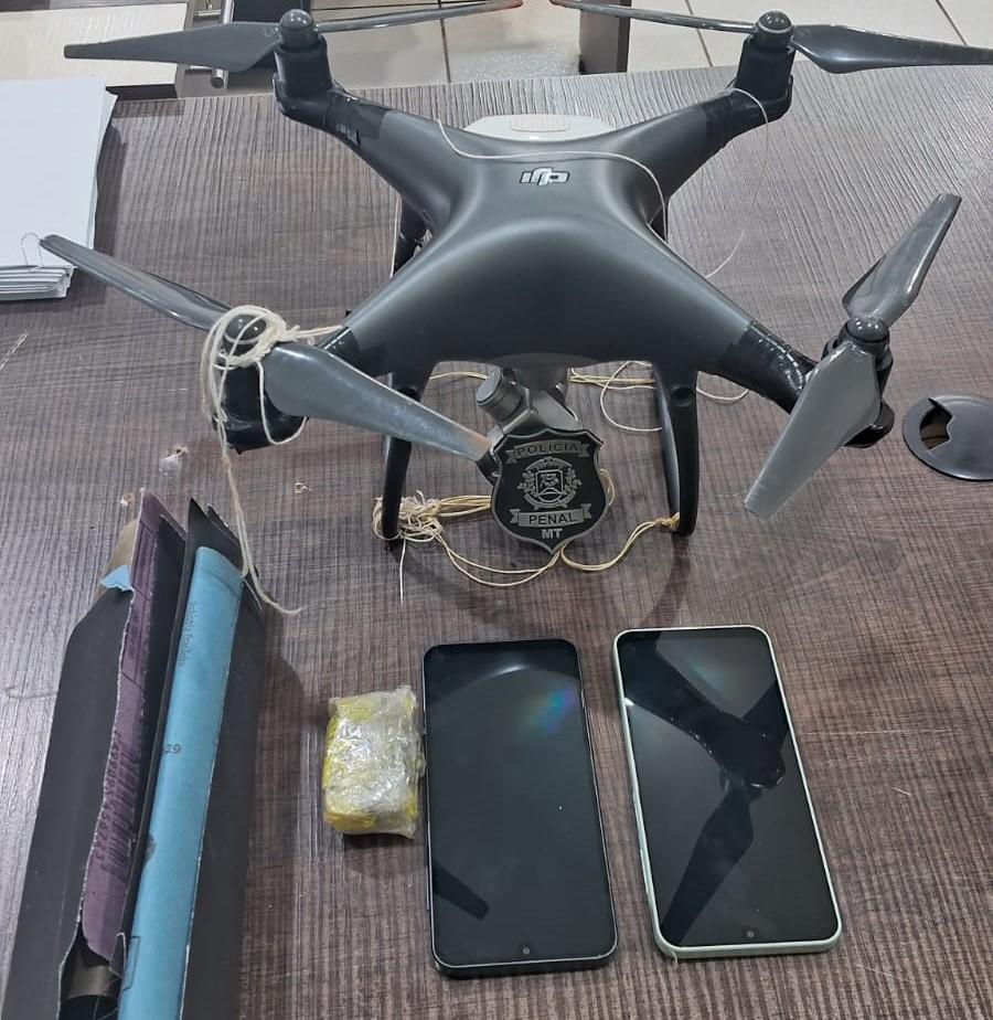  Polícia Penal abate mais um drone e evita entrada de celulares em penitenciária